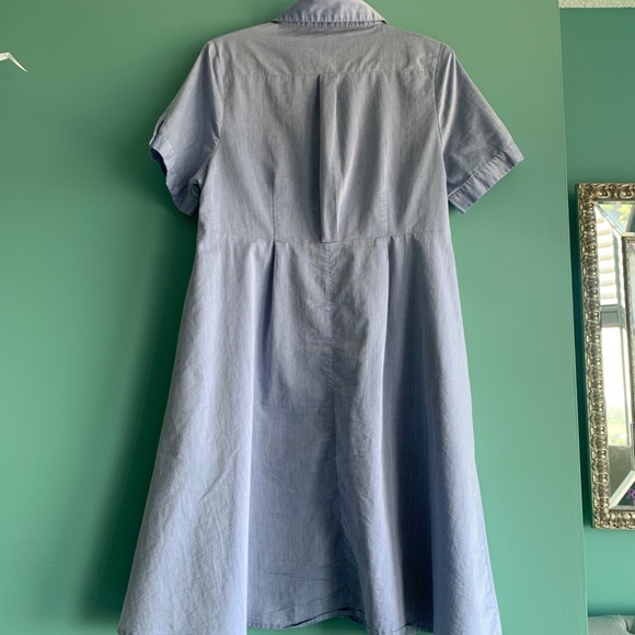 Blue Shirtdress - Picture 5 of 6